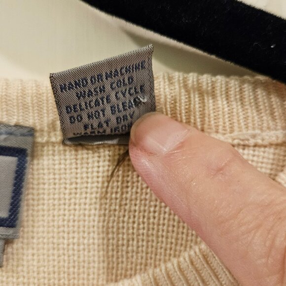 North 17 women's silk short sleeve sweater - Picture 3 of 4